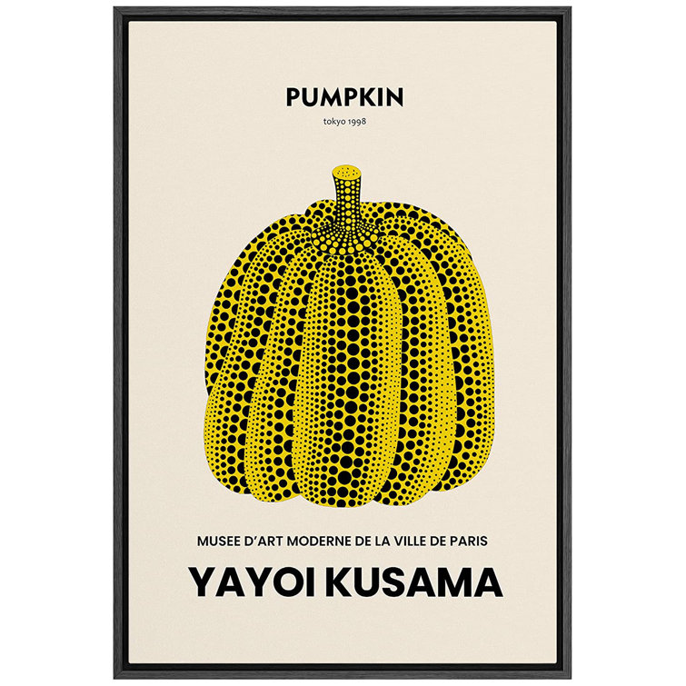 BLUDUG Yayoi Kusama Poster， Blue Pumpkin， Japanese Art Poster